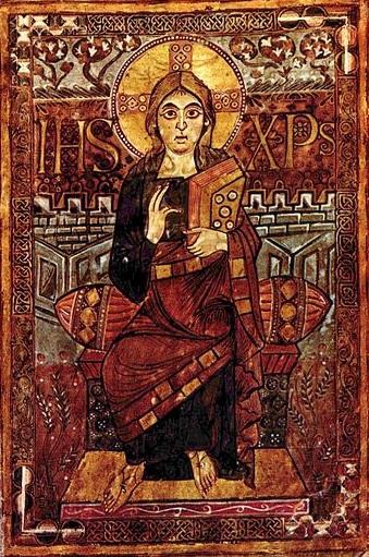 Christ Godescalc Gospels  ca. 783 BnF nal1203 Folio2